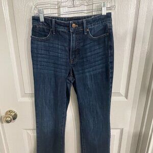 TALBOTS 2P Barely Boot Jean Darkwash Cotton Polyester Spandex